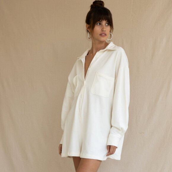 BAHHGOOSE DAI JUMPSUIT oatmeal XS (But very oversized - more of a Medium) - Picture 3 of 3